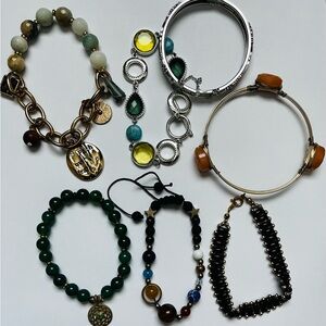 Elegant Multi-Color Bracelet Set